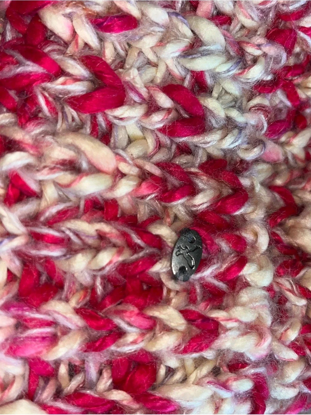 American Eagle Outfitters Pink Multi Pom Pom Knit Beanie